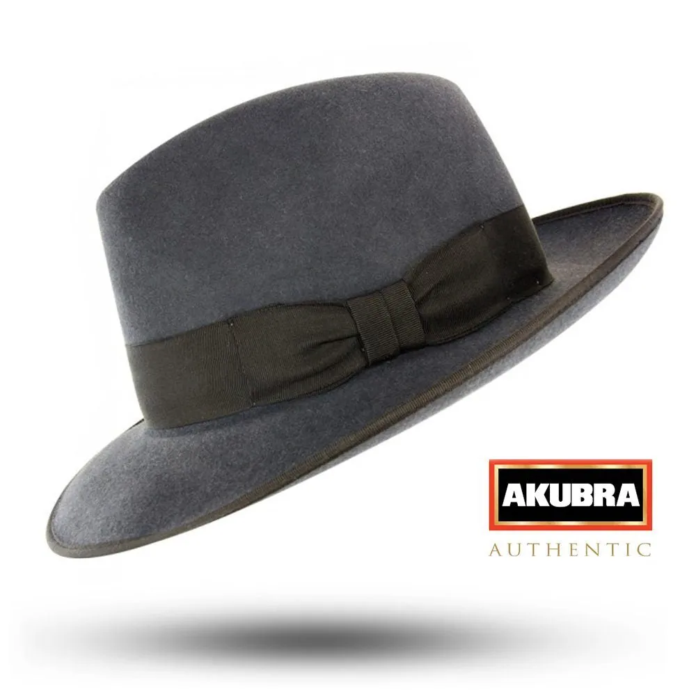 Akubra Bogart Hat - Carbon Grey