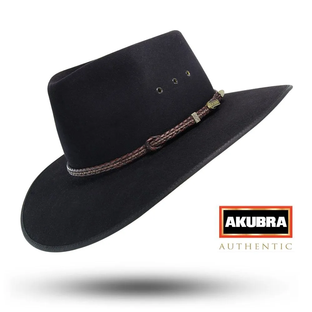 Akubra Cattleman Hat - Black