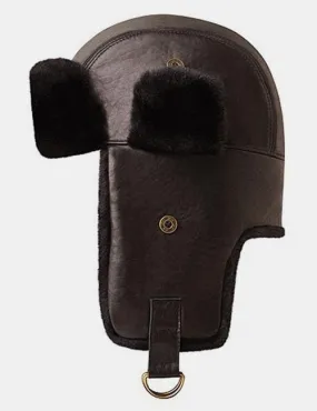 Bailey Vega Fur Leather Trapper Hat - Brown