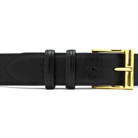 Belt in Black Buffalo