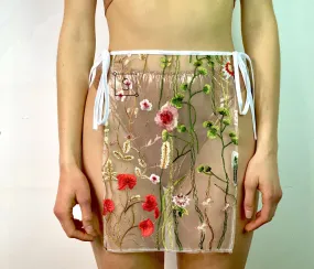 Blossom Panel Tie Skirt