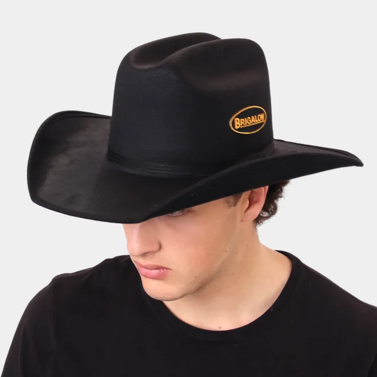 Brigalow Adult Dallas Cowboy Hat - Black