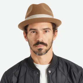 Brixton Gain Fedora - Desert Palm/Natural