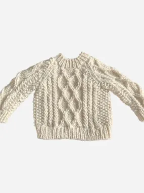 Cream Fisherman Sweater