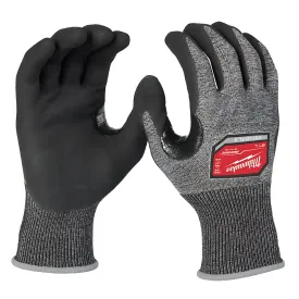 Cut Level 4 High-Dexterity Nitrile Dipped Gloves - L