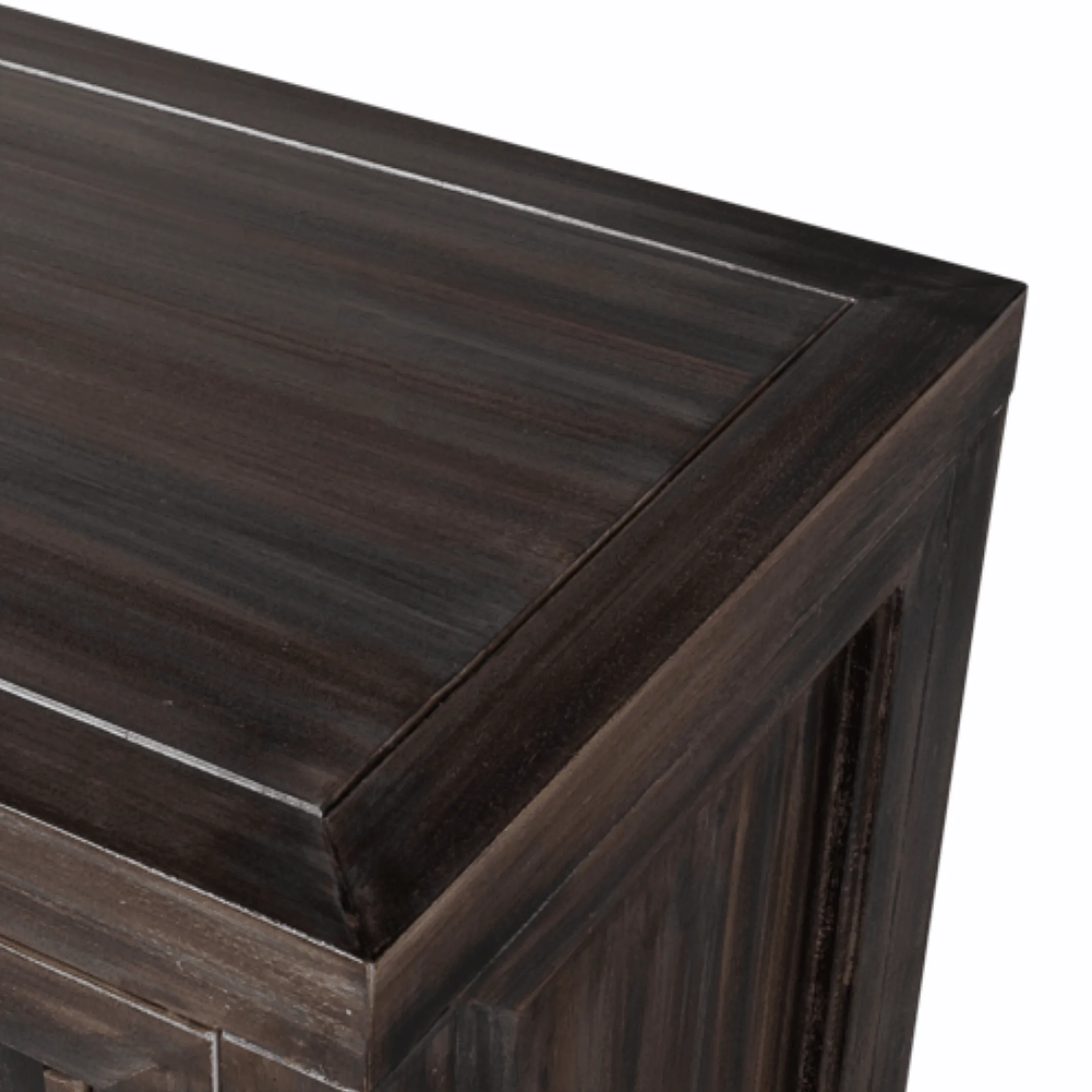 Dark Acacia Wood Credenza