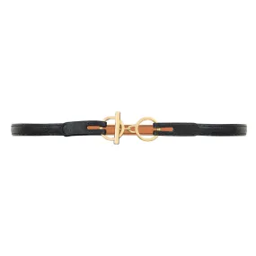 L'attachante Belt - Noir Salmon