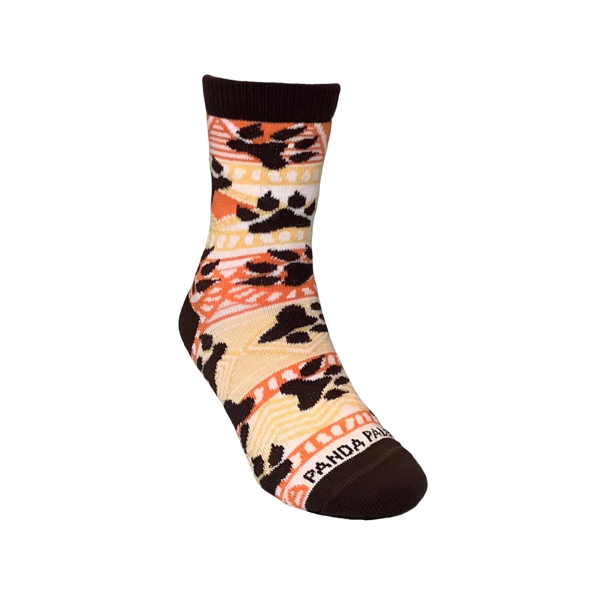 Lion Paws with Tribal Prints Sock (Ages 3-7) from the Sock Panda