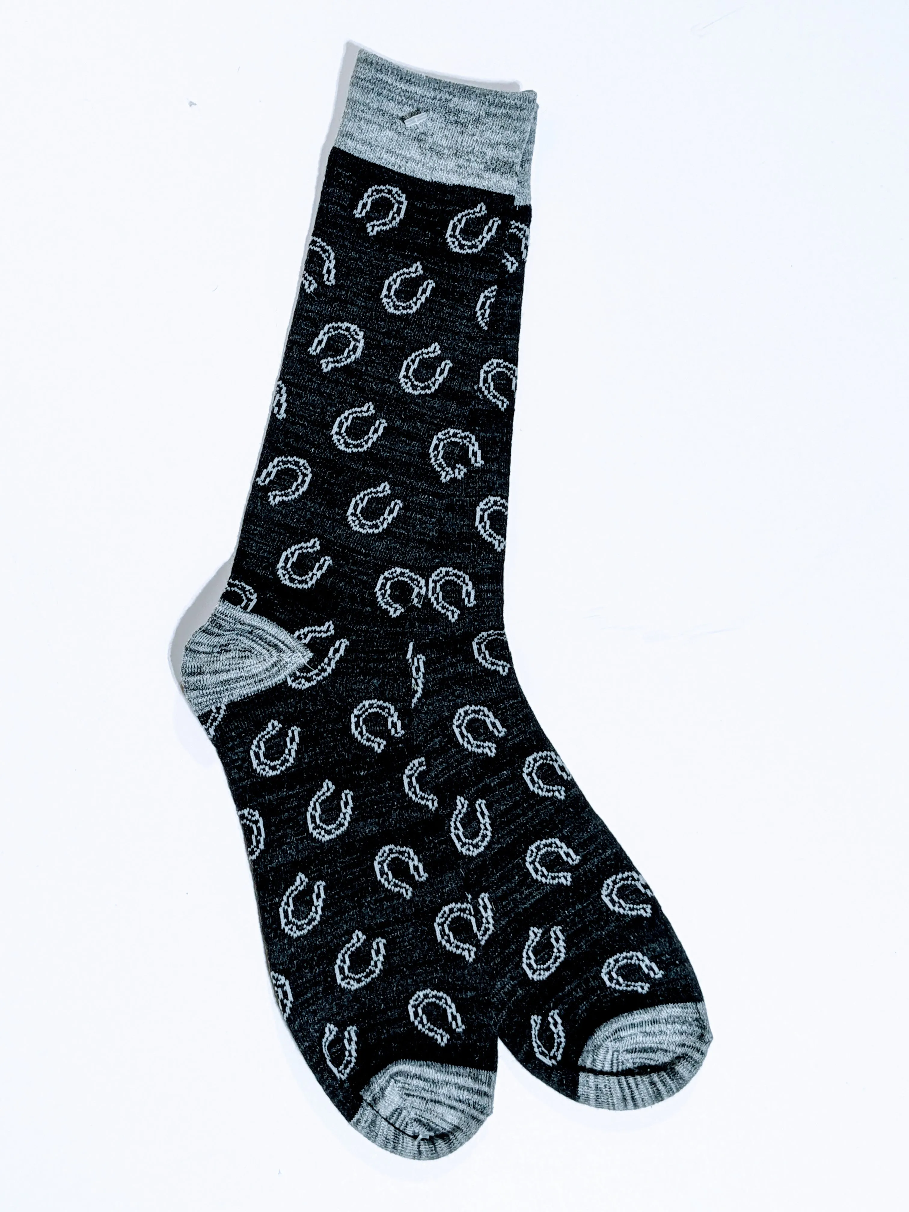 Lucky Horseshoe Crew Socks