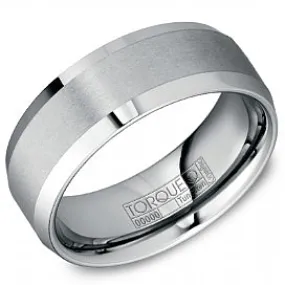 Men's Grey Tungsten Carbide Wedding Band