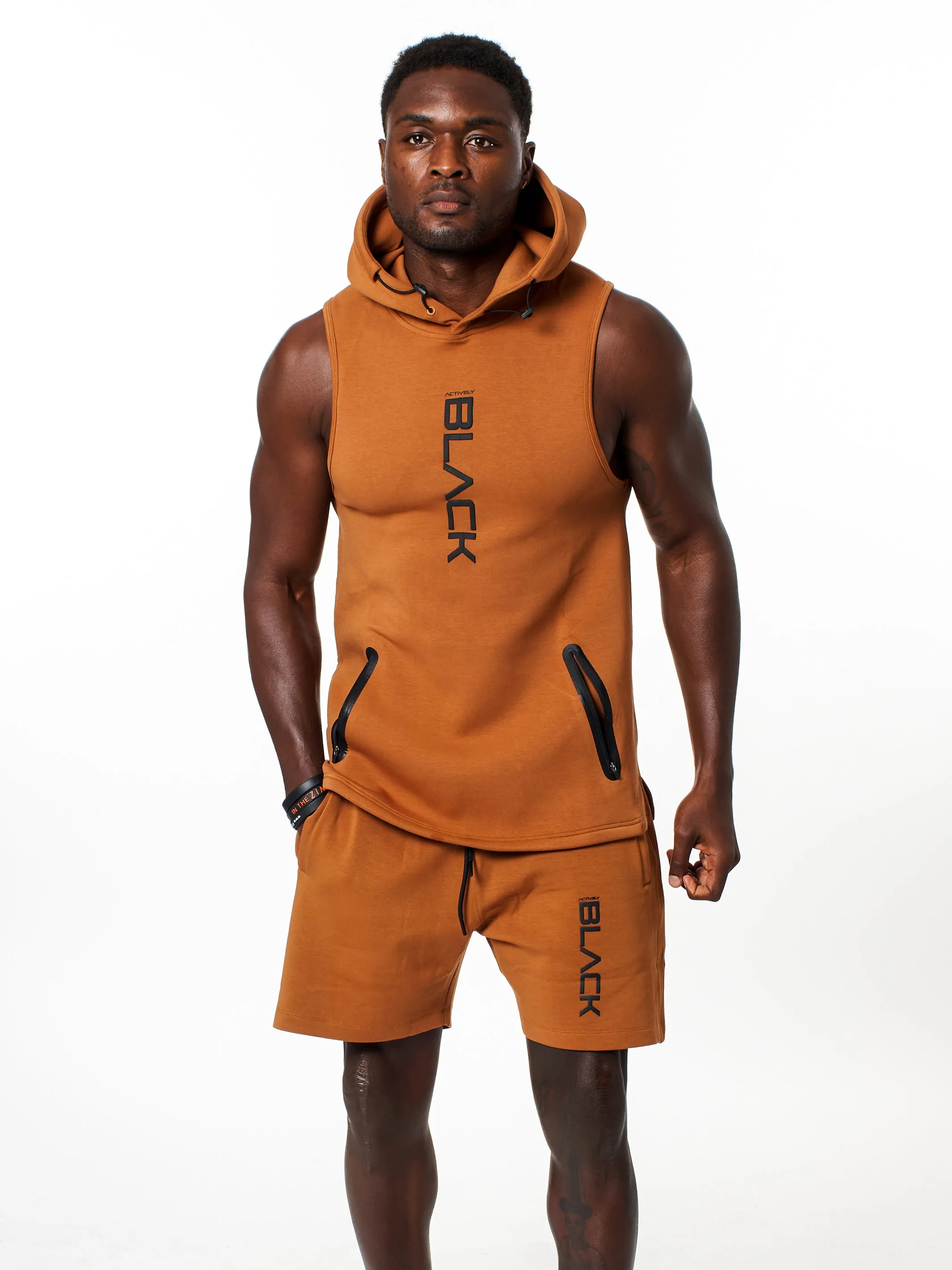 Men's Performance Tech Color Sleeveless Hoodie