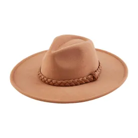 Mud Pie Fedora w/ Chunky Braided Band