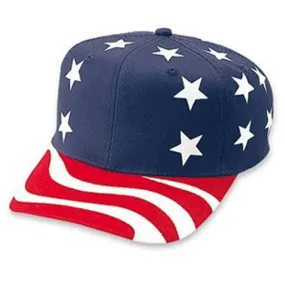 Otto Cap - US American Flag Snapback Hat