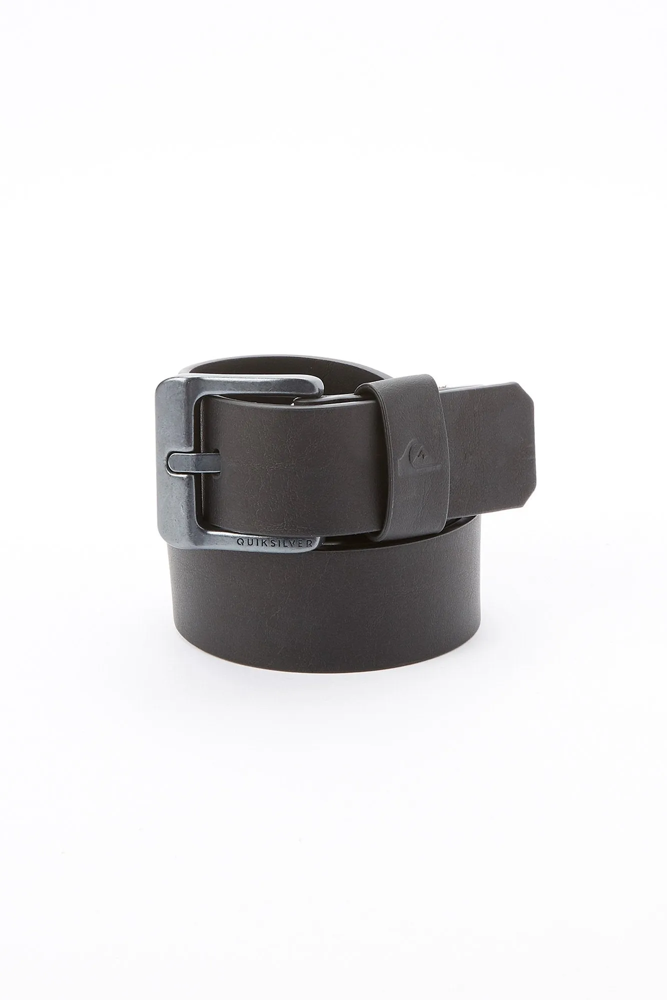 Quiksilver Guys Main Street Faux-Leather Black Belt