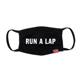 Run A Lap Face Mask - Black