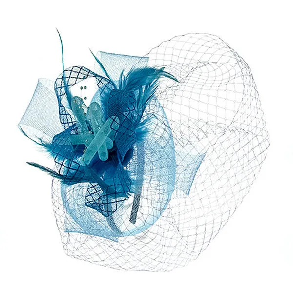 Something Special - Lace Fascinator Hat with Feathers