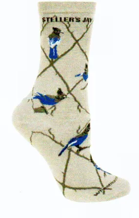 Wheel House Designs Steller's Jay Sock